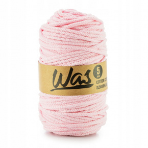 Cordons tressé coton 5 mm, 100 m, couleur rose 090