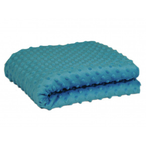 Tissu minky dot, 380 g/m², largeur 160 cm, smaragd Tissu minky dot, 380 g/m², largeur 160 cm, smaragd