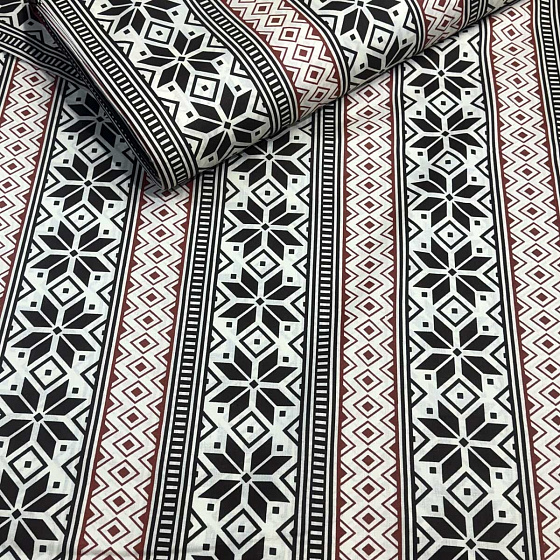 Tissu de Noël en coton au mètre, largeur 160 cm, pour décorations de Noël