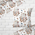 Tissu coton au métre imprimé Oriental cappuccino