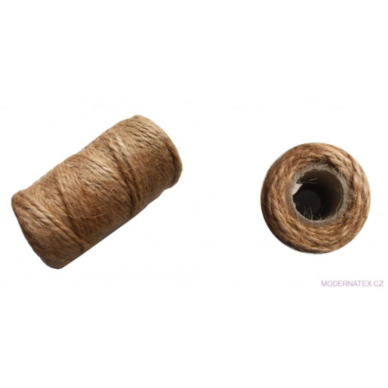 Přírodní jutový provázek 100 gr (40 m)