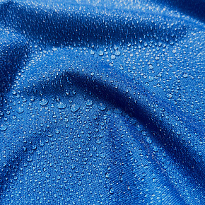 Tissu imperméable Oxford PU, 200 g/m², 160 cm,  bleu