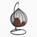 Tissu imperméable imitation lin, 220 g/m², 160 cm, Marron