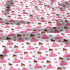 Lure de coton motif malenka rose 160 cm