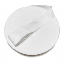 Bande ourlet polyester 30 mm  couleur blanche