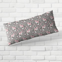 Linge de lit en coton avec fermeture, couleur Gris, 140x200 cm