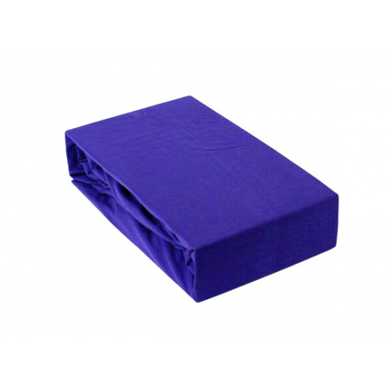 Drap Housse Jersey avec élastique, 180x200 cm Ulramarine blue