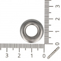Oeillets Ø intérieur 10 mm acier chromé 10 pces
