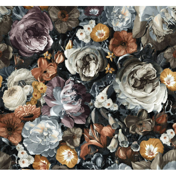 Velurové potahové látky s potiskem vzor 54912-1027