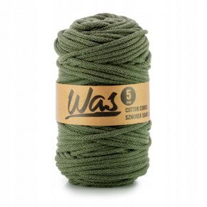 Cordons tressé coton 5 mm, 100 m, couleur khaki 250
