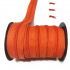 Fermeture à glissière en spirale orange 5 mm au métre