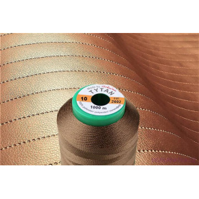 Fils à coudre d'ameublement TYTAN 10 1000 m couleur marron 2602 Fils à coudre d'ameublement TYTAN 10 1000 m couleur marron 2602