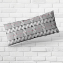 Linge de lit en flanelle avec fermeture, couleur Gris, 140x200 cm