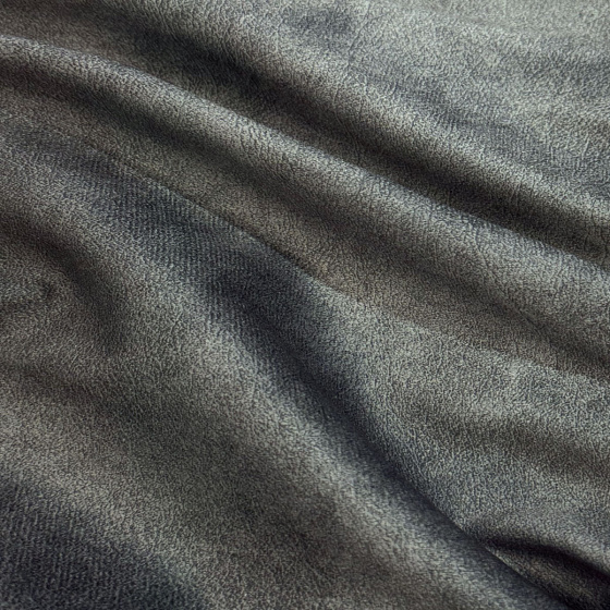 Velvet upholstery fabric Salvador Anthracite for furniture, by the meter - Pet Proof