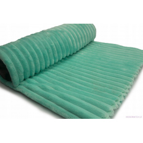Minky tissu à rayures, 380 g/m², largeur 160 cm, menthol Minky tissu à rayures, 380 g/m², largeur 160 cm, menthol