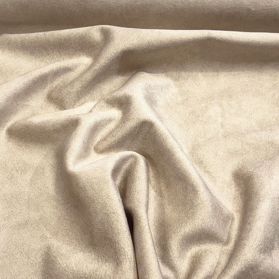 Velurová potahová látka Salvador Beige pro nábytek, metráž - Pet Proof