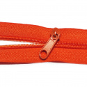 Zip spirálový pomerančový 5 mm metráž 
