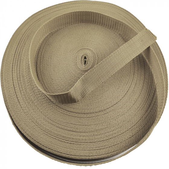 Polypropylénový popruh 30  mm béžový (balení 50 m)