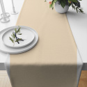 Tissu en coton uni au mètre, 125 g/m², largeur 160 cm, biege