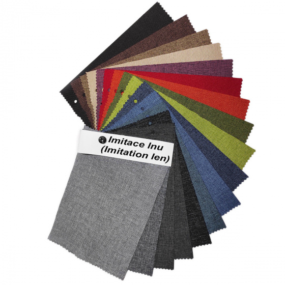 Échantillonneur du tissus imperméables Imitation lin