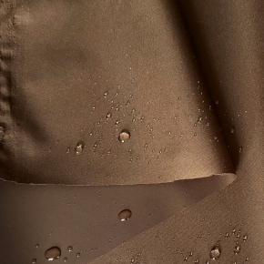 Tissu imperméable PREMIUM, polyester PU, 190 g/m², largeur 160 cm, couleur marron