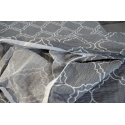 Linge de lit en crêpe avec fermeture éclair, couleur Gris, 140x200 cm