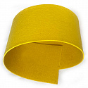 Feutrine technique 3 mm, 300 g/m², largeur 150 cm, jaune