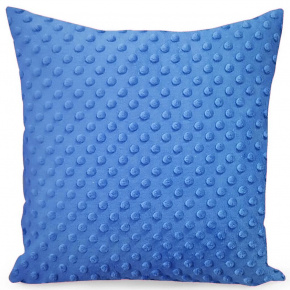 Housse de coussin micropeluche 40X40 cm, Bleu Housse de coussin micropeluche 40X40 cm, Bleu