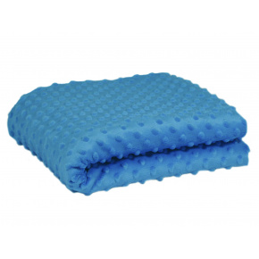 Tissu minky dot, 380 g/m², largeur 160 cm, turquoise Tissu minky dot, 380 g/m², largeur 160 cm, turquoise