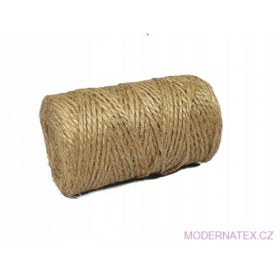 Lněný stáčený provázek 150x5 SN, 100gr, navín 130 m
