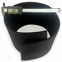 Feutrine technique 8 mm, 1200 g/m², largeur 160 cm, noir