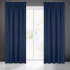 Rideau occultant galon fronceur couleur grenat 135X270 cm
