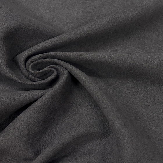 Eco-leather Diva Gray, water-repellent upholstery fabric, by the meter