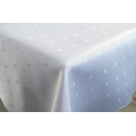 Nappe déperlante Rhombe, 140x220 cm, couleur Blanche,  anti tache