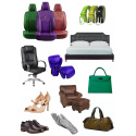 Simili cuir Standart au mètre, 480 g/m², largeur 145 cm, blanc