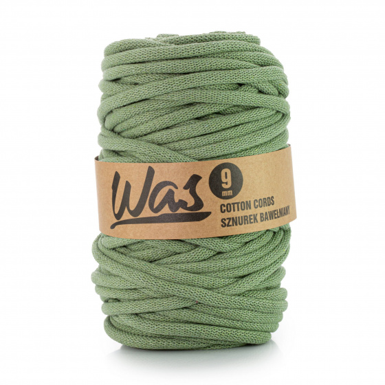 Bavlněná šňůra 9mm, 50m, pistácie 240