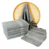 Serviette de bain 50x100 cm, couleur grise