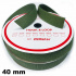 Auto-agrippant à coudre piece crochet et boucle khaki 40 mm 25m