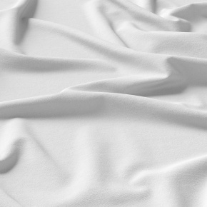 Tissu en coton uni au mètre, 125 g/m², largeur 160 cm, blanc