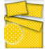 Tissu coton au mètre, 125 g/m², largeur 160 cm, imprimé Etoiles jaune     