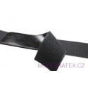 Bande adhésive auto-agrippante crochet et boucle Noire 2x20 cm, largeur 50 mm
