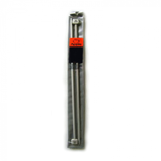 Aiguilles droites à tricoter en aluminium 3,5