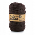 Cordons tressé coton 5 mm, 100 m, couleur marron fn. 350