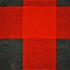 Tissu flanelle de coton à careaux 4x4 cm rouge-noir