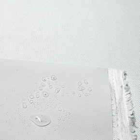 Tissu extérieur Imperméable PVC Codura 600D, 360 g/m², 150 cm, Blanche