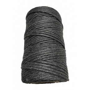 Ficelle de coton couleur graphit 40 m