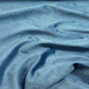 Tissu d'ameublement velours Salvador Denim, super doux et lisse, Pet proof