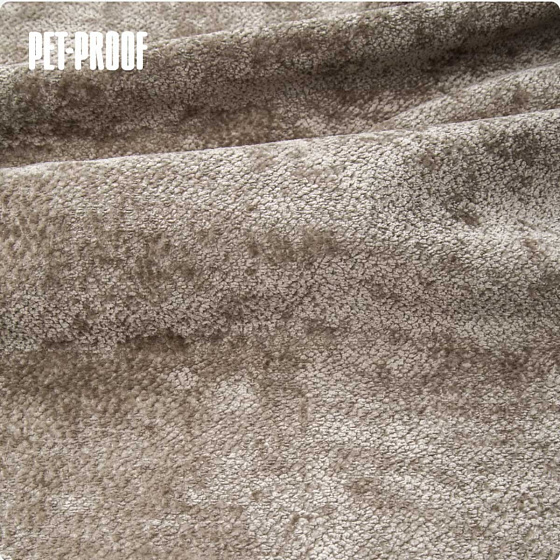 Tissu d'ameublement Aphrodite Rabbit, super doux et lisse, Pet proof