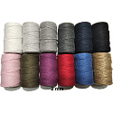 Ficelle de coton couleur rouge 40 m