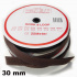 Auto agrippant à coudre piece crochet et boucle marron 30 mm 25m 